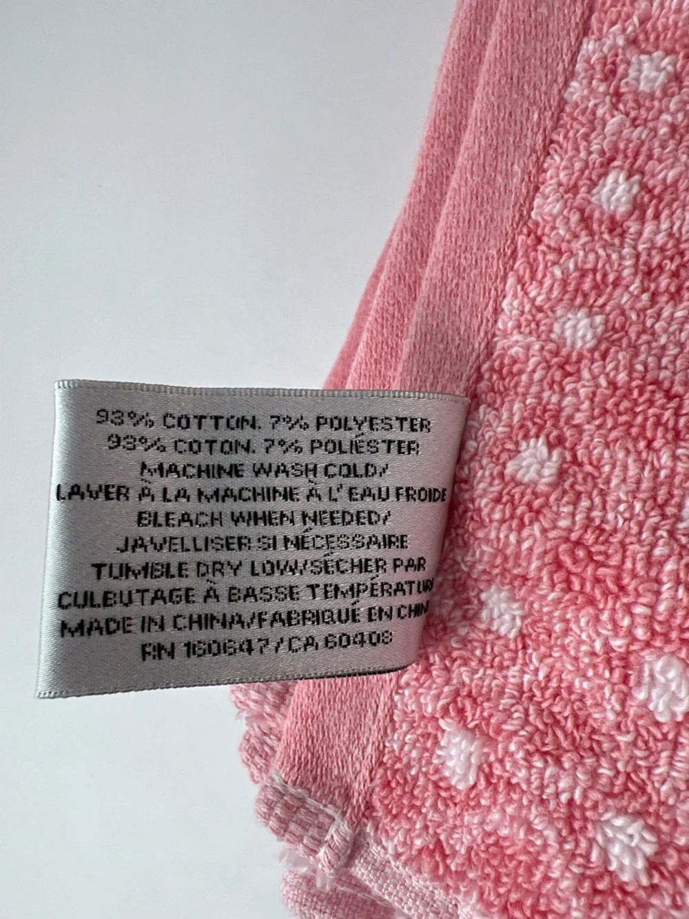 Ecoexistence Eco-Melange Quick Dry Bath Towels Pink White Honeycomb Set of 2 NEW